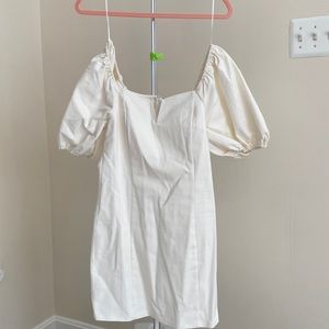 Super Cute Womens Off The Shoulder Fitted Dress Size Large